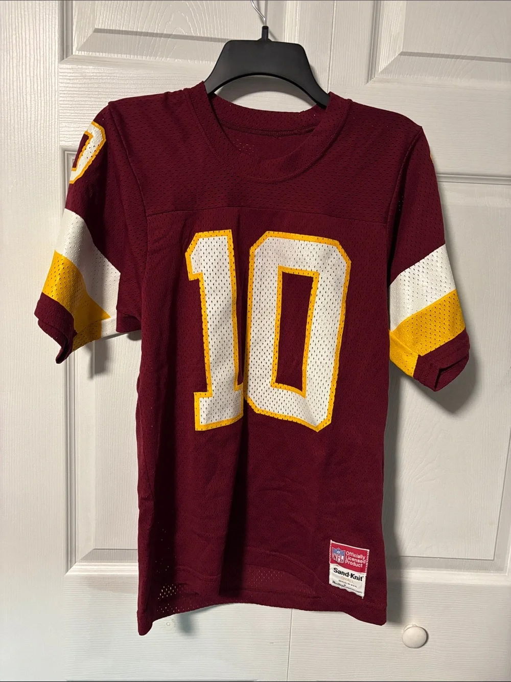 Washington Redskins vintage sand-knit Football Jersey with #10
